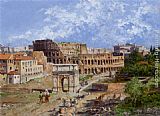 Famous Rome Paintings - The Colosseum Rome